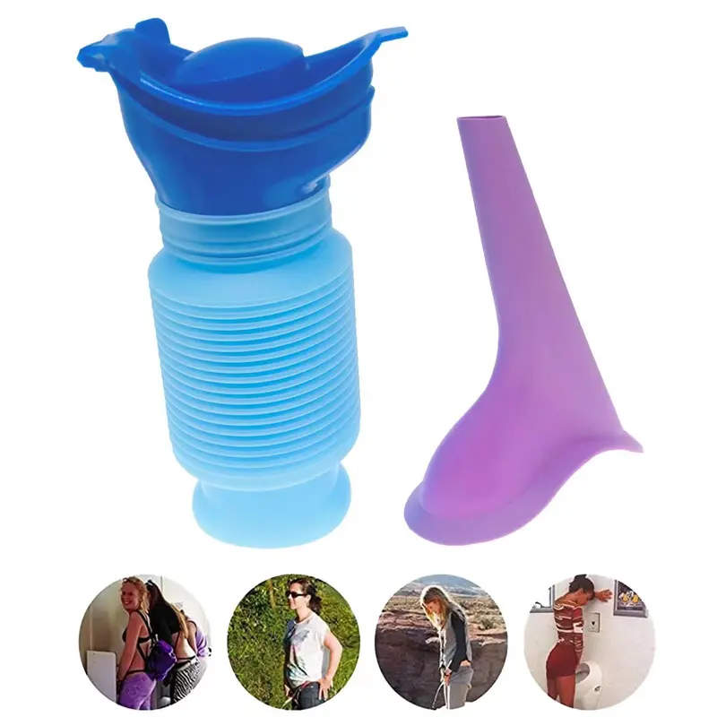 Camping & Hiking Essential — Collapsible Portable Urinal with Secure Lid