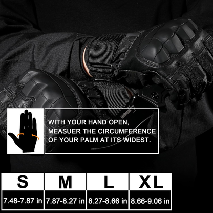 Tactical Full-Finger Gloves — Knuckle Protection + Touchscreen + Non-Slip Grip