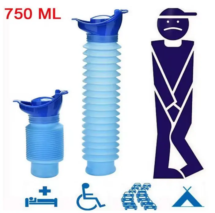 Camping & Hiking Essential — Collapsible Portable Urinal with Secure Lid