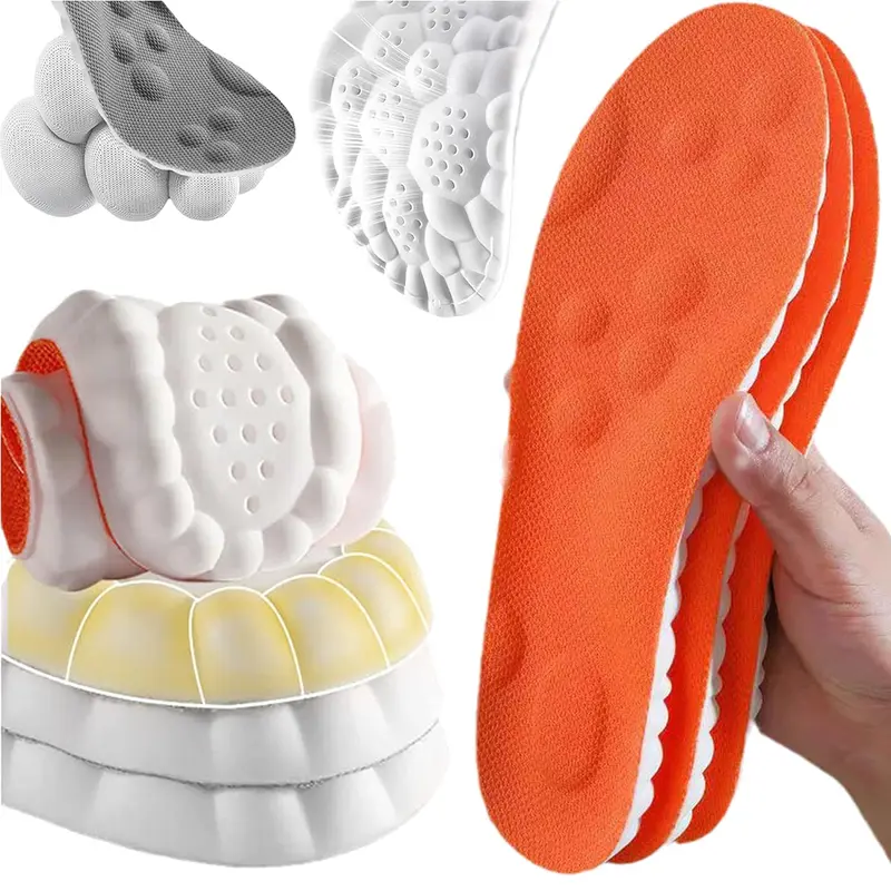🦶☁️4D Comfort Orthopedic Insoles for Men & Women – Shock Absorption & Helps Relieve Foot Pain