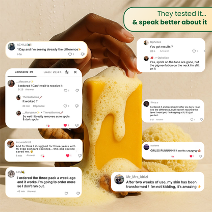 Turmeric Anti-Spots & Hyperpigmentation Soap (+ 2 FREE)